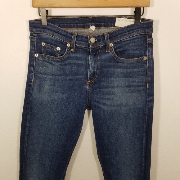 Rag & Bone High Rise Skinny Stretch Jeans Size 29 - Picture 3 of 8